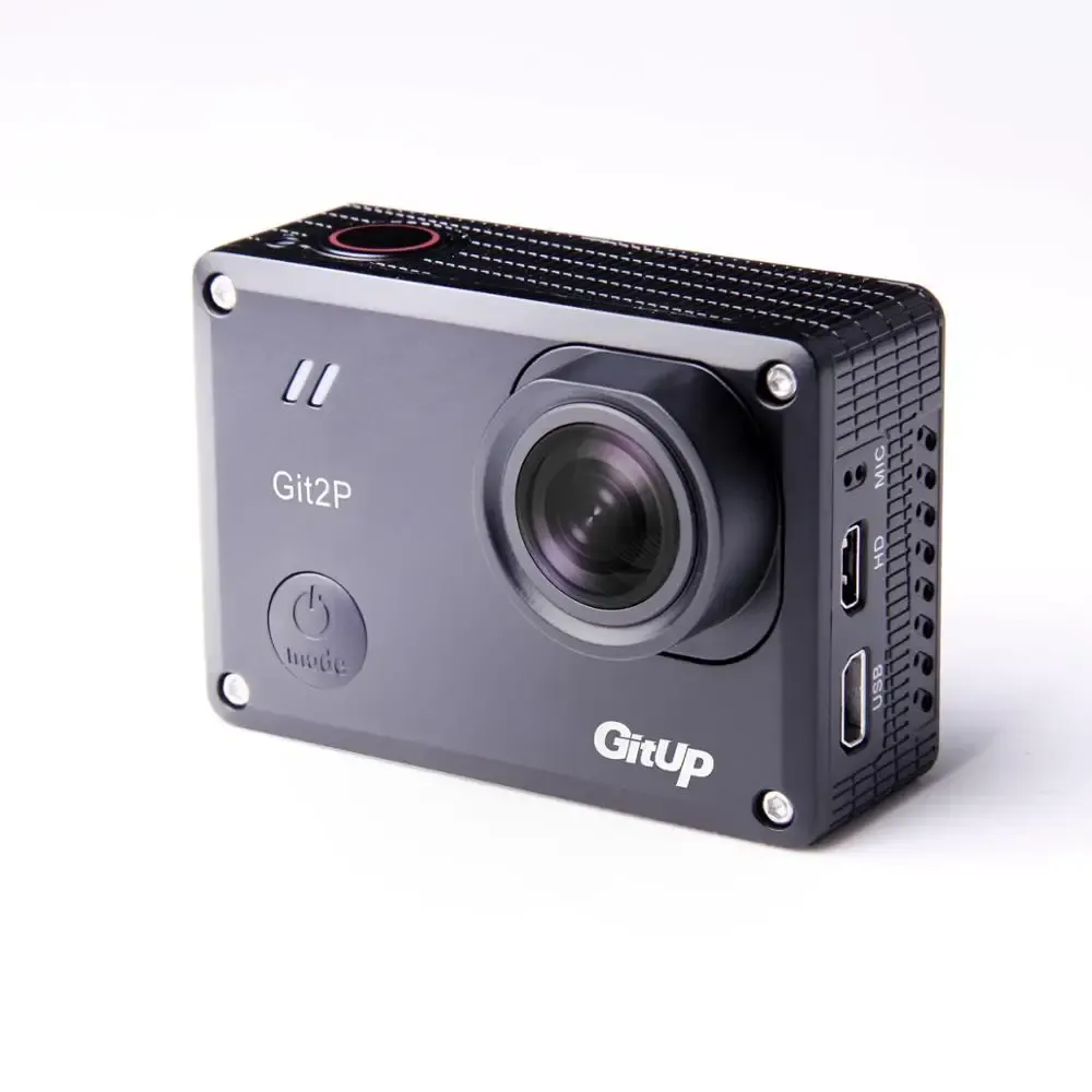 Kameror Gitup Git2p 2K WiFi Full HD Sports Action Camera 2160p 24fps 170 Degree FOV Novatek 96660 Outdoor Camcorder Pro Packing