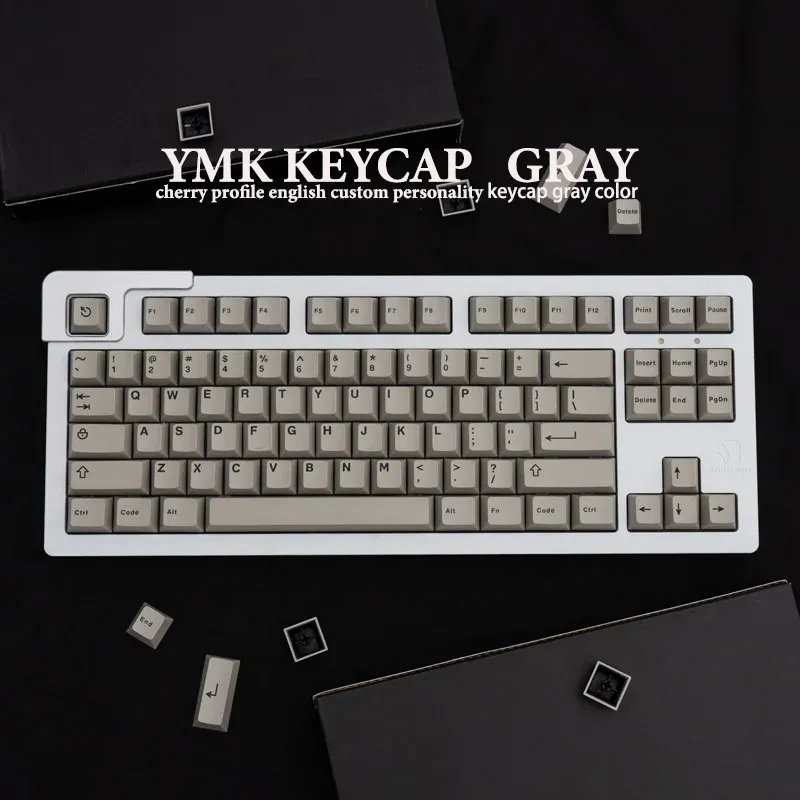 アクセサリーGMK WOB BOW 121キーダブルショットキーキャップYMKキーキャップ英語カスタムパーソナリティキーキャップのためのキーボードクローンキーキャップ