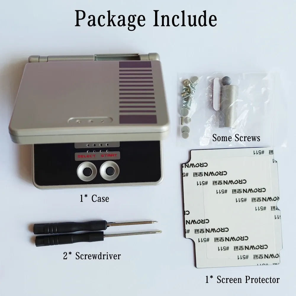 DHgate.com:DIY Repair Case For GBA SP Game Console Replace Shell Cover ...