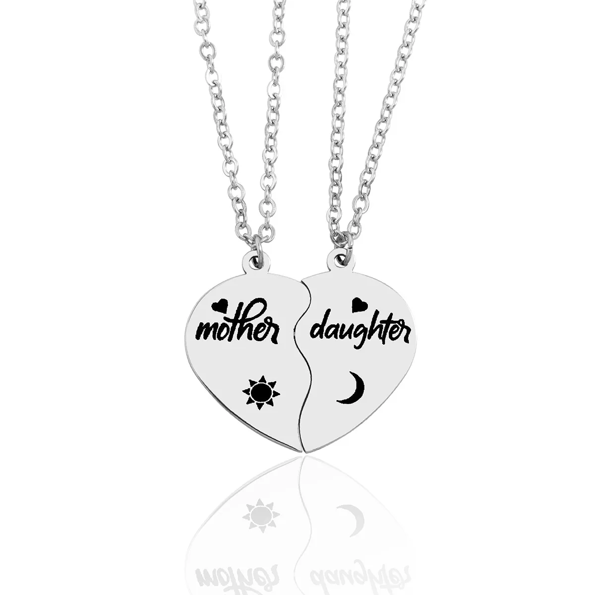 Pendant Necklaces Pendants Jewelry Diamond Peach Heart Mothers Day Gift Family Daughter Sister Crystal Necklace Drop Delivery 2021 Othxt