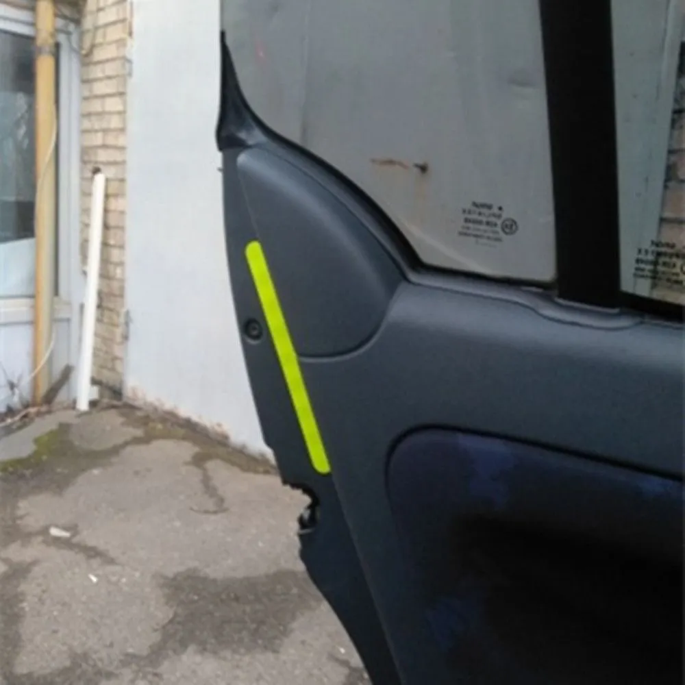 Autocollants Réfléchissants Pour Voiture - Forme œil De Dessin Animé - 13x7 Cm - Noir Ou Blanc - Imperméables Et Faciles à Coller - Décoration Fun Pour Carrosserie, Pare-chocs, Rétroviseurs