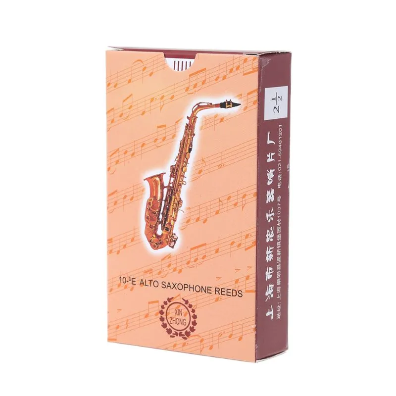DHgate.com:10pc Natural Bamboo Eb Alto Saxophone Reeds Strength 2.5 for ...