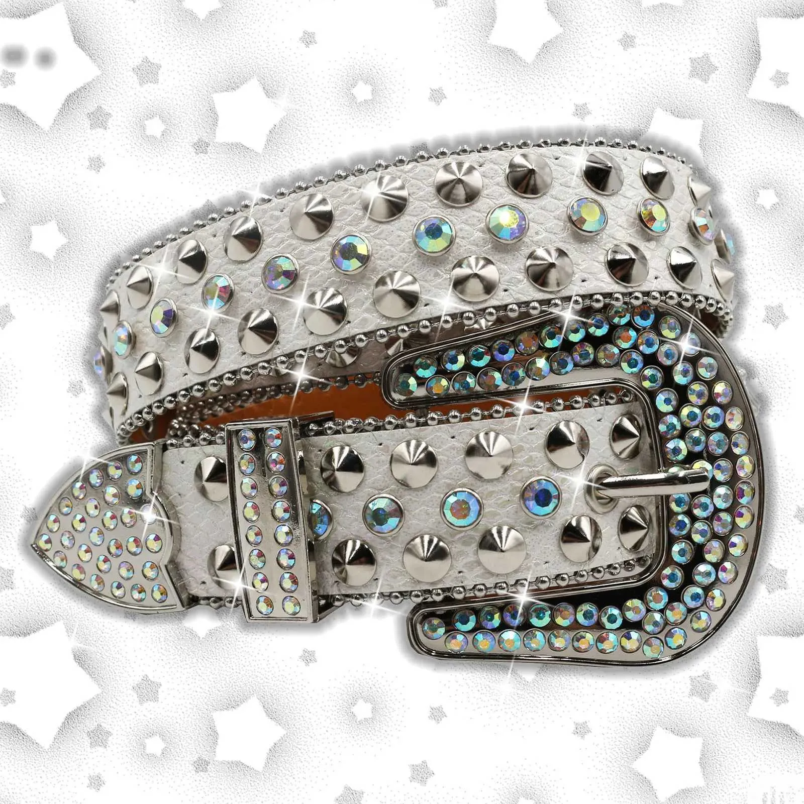Diamond Belt Western Cowboy Girl Shining Stud Design... From 