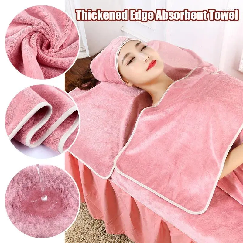 Serviette 3pcs Superfine Fibre Absorbant doux salle de bain maison Nettoyage Salon de beauté confortable Turban Massage Spa Robe