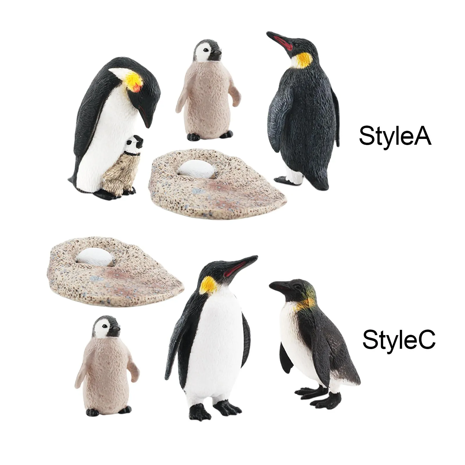 Penguin Growth Cycle Toys Animal Life Cycle Model Animal Figures Role Play