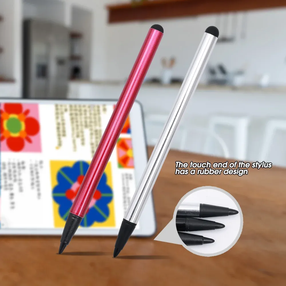 Wysokiej jakości pióro rysika do Androida iPada Samsung Ekran oporności na Pokurne Pentedowe Pen Miękki dotyk papierniczy Ołówek