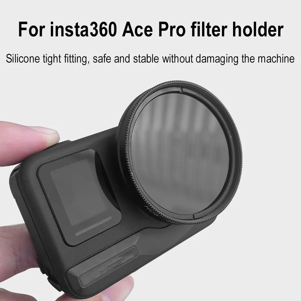 Soporte De Filtro Para Insta360 Ace Pro Y Pro 2 - Metal, Protector De Lente, Compatible Con Filtros 52mm