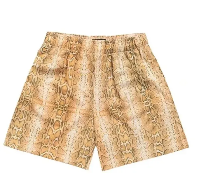 Herreshorts designer kvinder korte bukser med palmeprint, bogstavprint, strimmel, webbing, afslappet fempunkts tøj, sommer 2023, strand_voghion.com