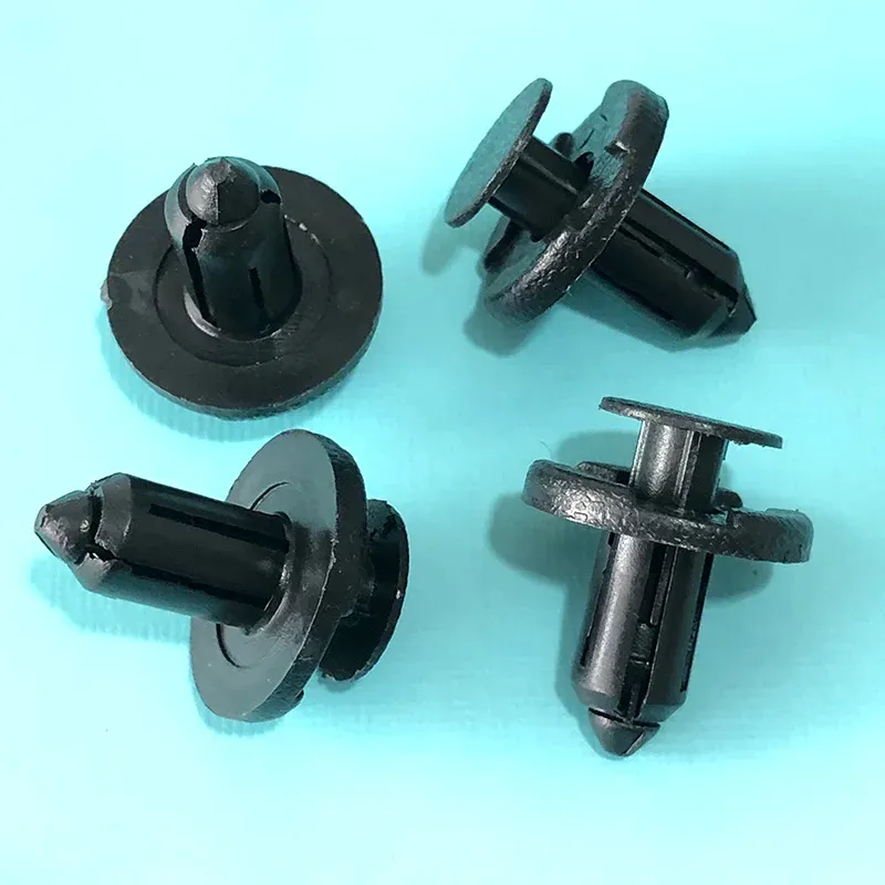 Clip per paraurti da 20/40pcs da 8 mm spingono il fissaggio del flaare per il parafango per infiniti e clip di fermo del rivettatore in plastica Nissan