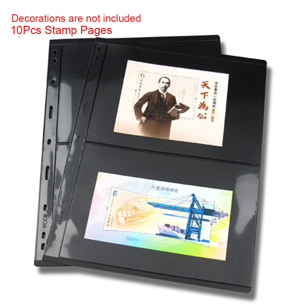 Stamping Pages Stamp Pages Double-Sided Loose Leaf with Standard Binder Holes for ...