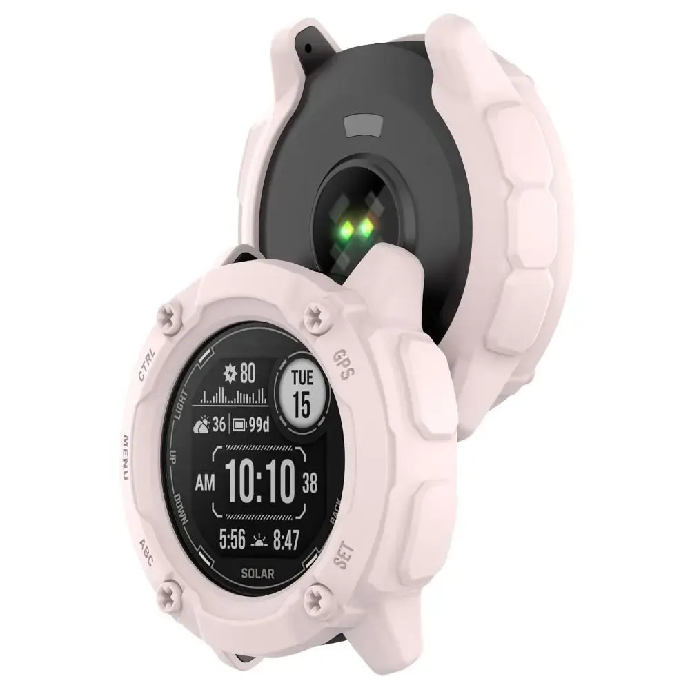 Custodia per protezione dello schermo con shell bordo soft per Garmin Instinct 2x Smart Watch Bumper Copertura Accessori del telaio di copertura