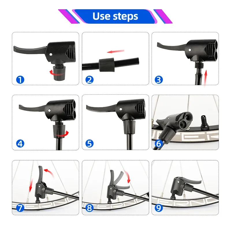 Presta How To Use A Bike Pump Schrader Valve Schrader How To Use