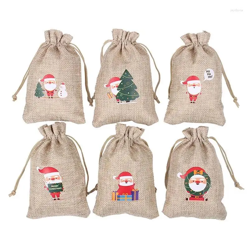 クリスマスデコレーションファッションギフトバッグ再利用可能なサンタキャンディープレゼントステッカーぶら下げクリスマスツリーデコレーションアクセサリー