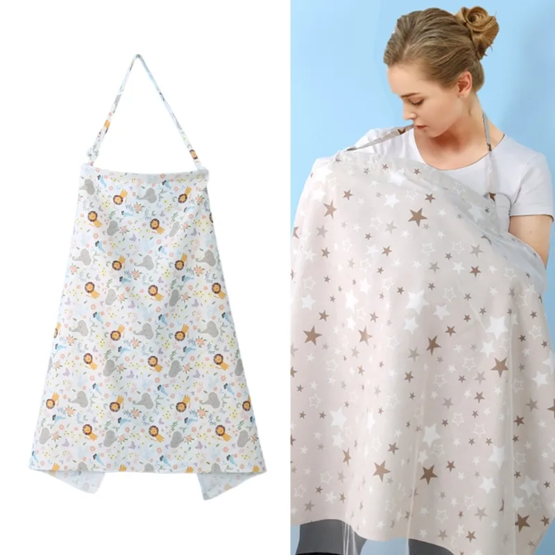 Washing Instructions Soft Muslin Nursing Cover For Breastfeeding