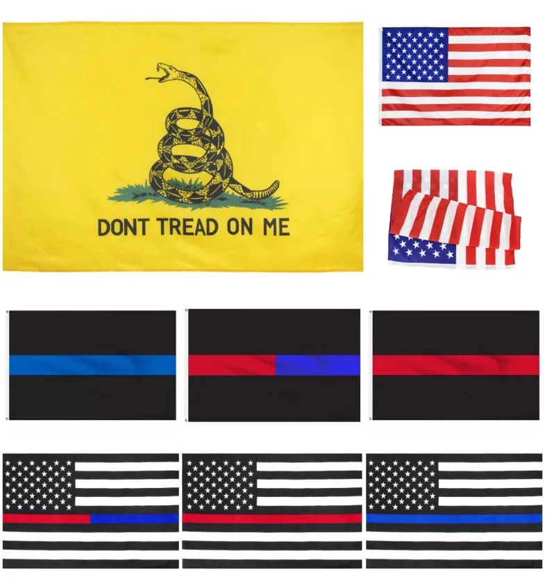 America Stars and Stripes Flags USA Wybory prezydenckie Don't Tup on Me Gadsden Flag Outdoor Stardard Rozmiar 150x90cm7966882