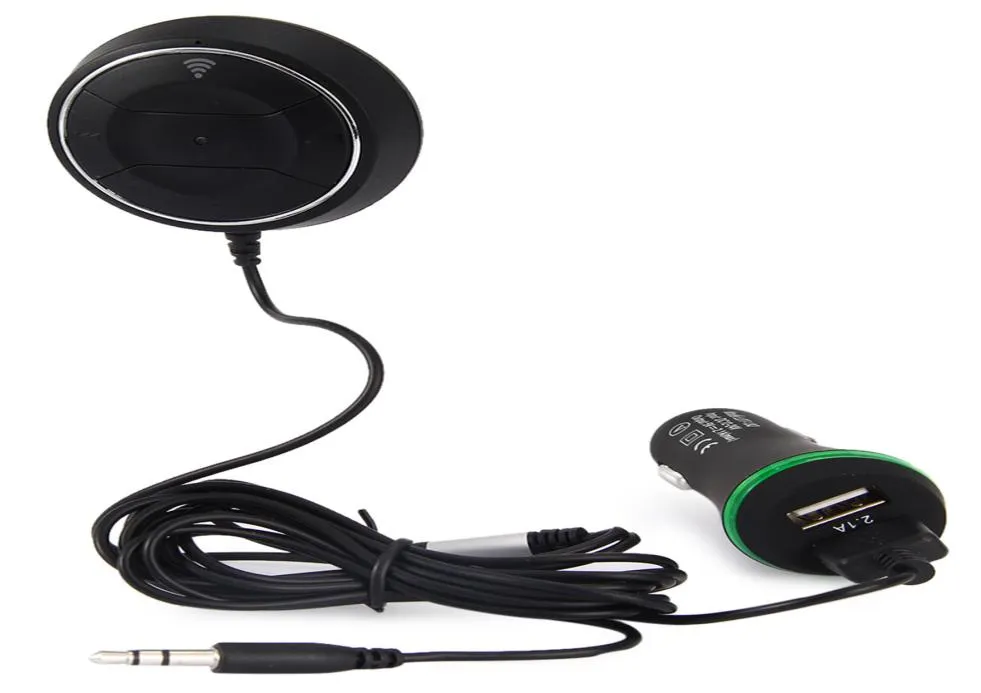 Kit de carro NFC Bluetooth v4.0 O Receptor Aux Chamada de Mãos de Mãos Duplo USB Microphone8274580