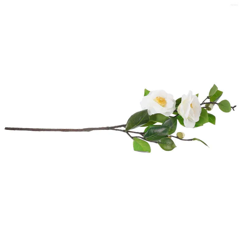 Dekorative Blumen Home Decor Blume Camellia Dekoration Seiden Esstisch Herzstück Künstliche Kunstblumen realistisch gefälscht