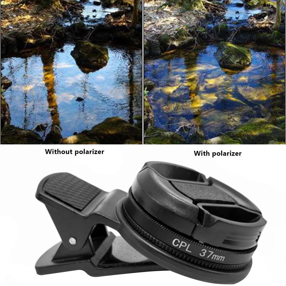Mobile Filter Lens Universal Phone Camera Accessory 37MM52MM CPL Lens Tattoo Universal ...