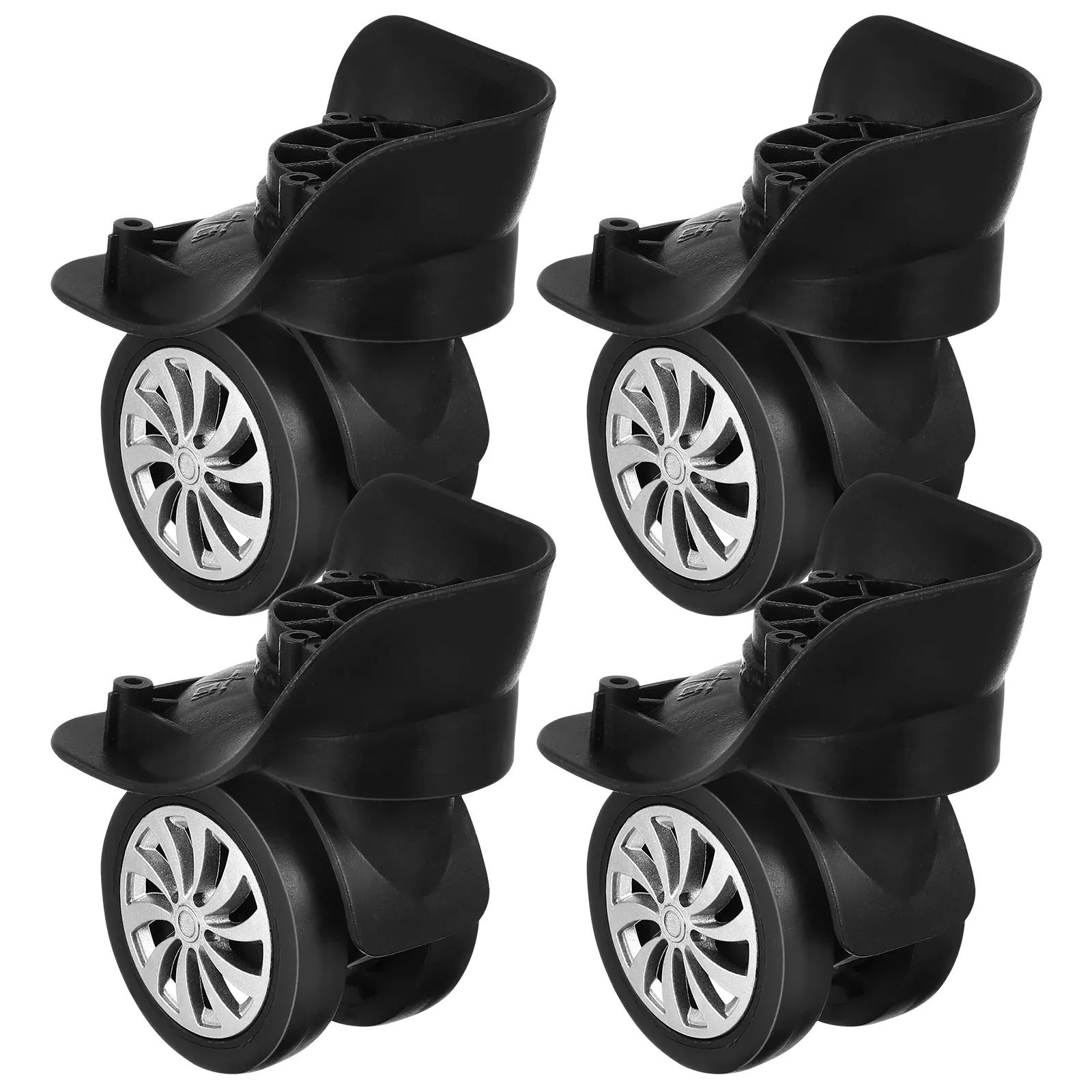 4 Luggage Swivel Wheels Replacement Suitcase Wheels Repair Replace Travel Luggage Wheels Furniture Caster Wheel for Sofa Chair