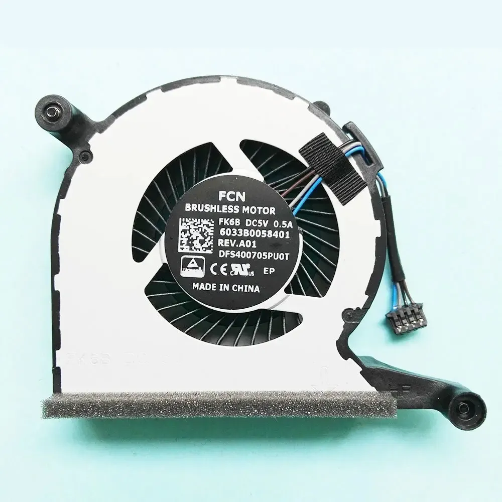 Kuddar Ny original kylfläktkylare för FCN 6033B0058401 DFS400705PU0T FK6B DC 5V 0.5A FAN COOLER