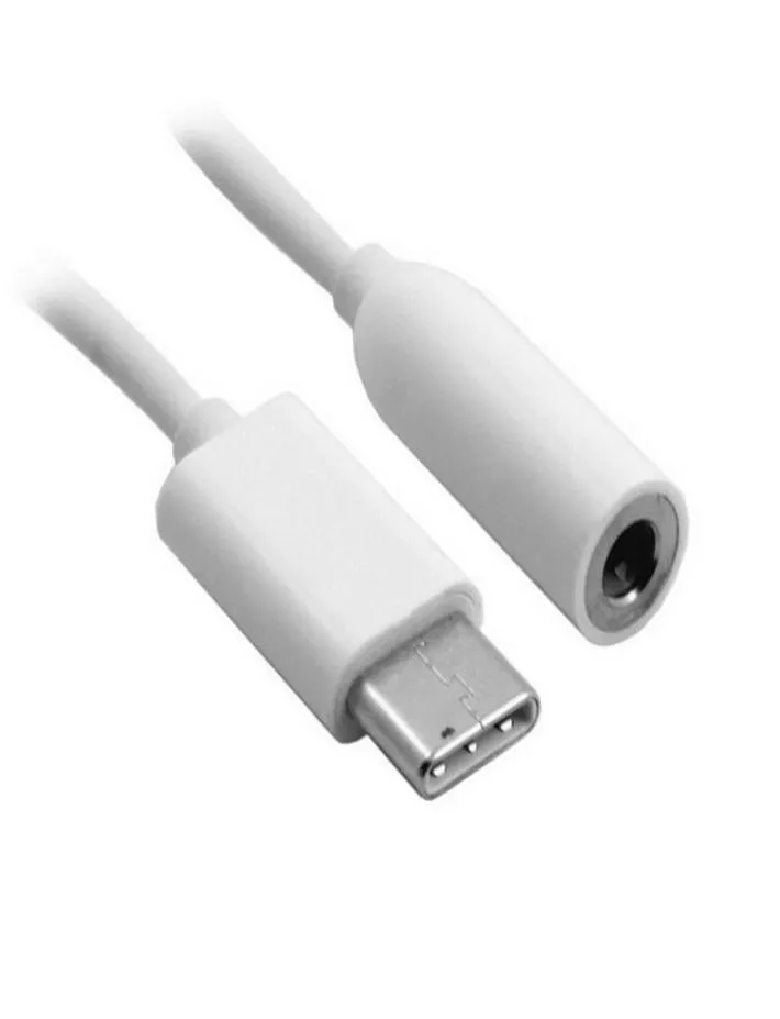 Nouveau type USB pratique à 35 mm O en haut-parleur Adaptateur de câble d'écouteur féminin pour Xiaomi 6 Huawei P10 Oppo R114443930