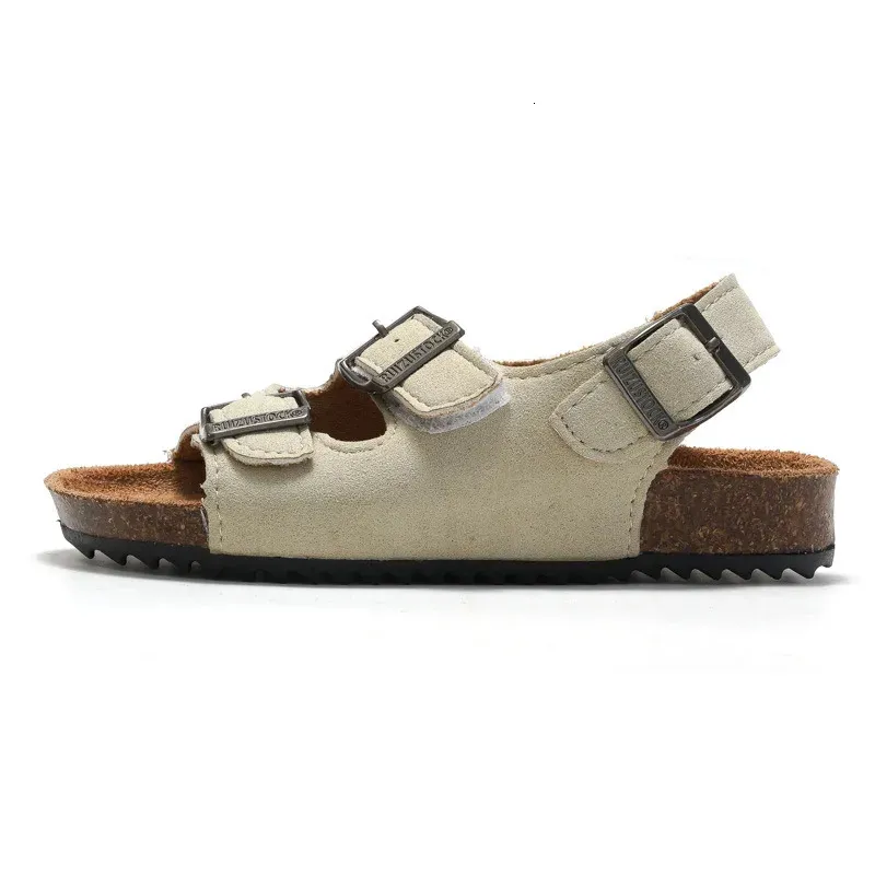 Kinderen meisjes jongens kurk sandalen niet slip kinderen meisjes jongens schoenen comfortabele kinderen studenten sandalen kinderen casual schoenen 240409