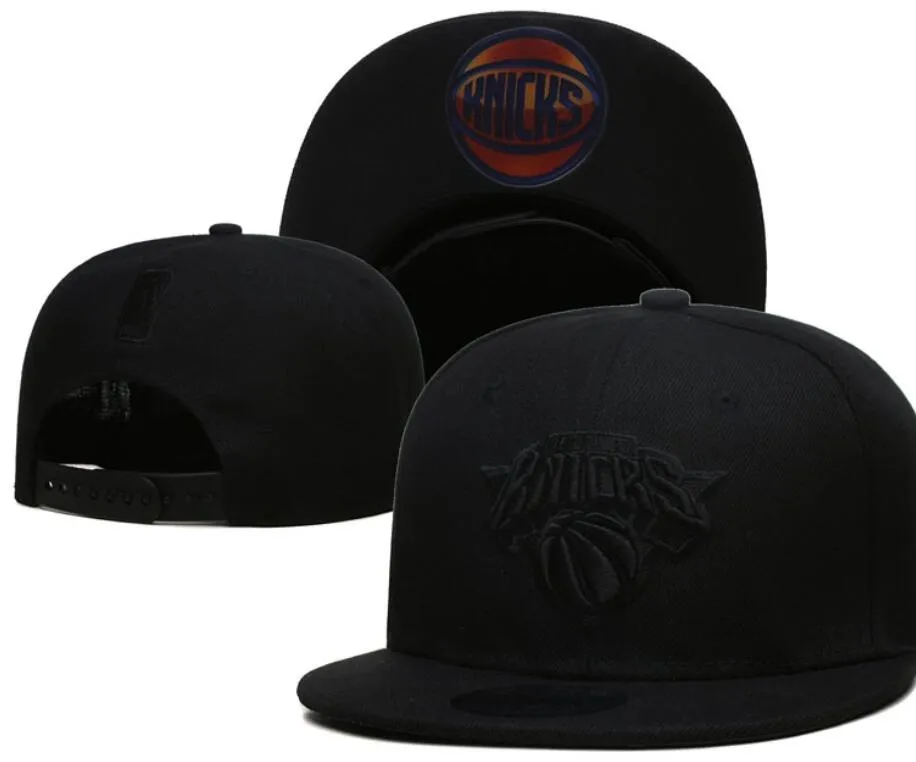 Chapéus de basquete americano "Knicks" Snapback 32 equipes Finals de designers de luxo Campeões Casquette Sports Sports Strapback Snap