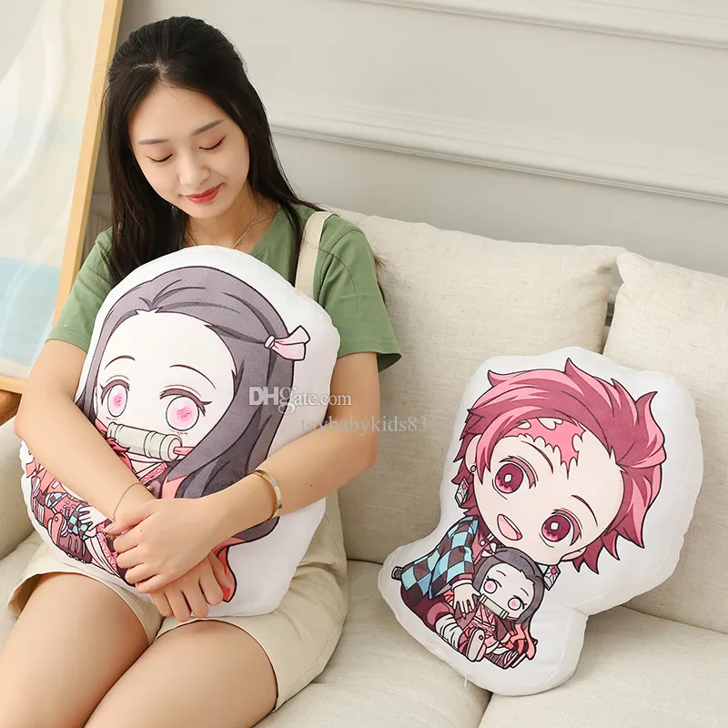 Peluş Sabitçi Japonya Anime Peluş Çevresel Hayalet Yoktu Bıçağı Sevimli Peluş 45cm Oturma Pekürü Kömür Taro Trajedi Peluş Mini Peluş Oyuncak Dikiş Plushie