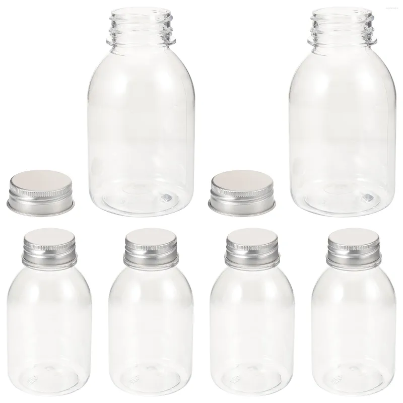 Lagringsflaskor 6 PCS Juice Refillable Drinks Beverage Kylskåp som Juic