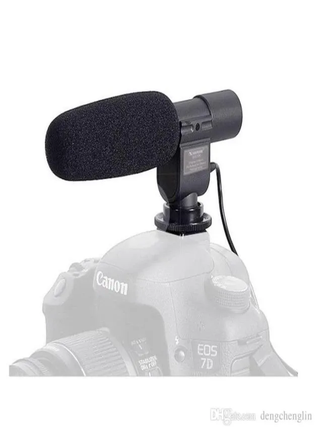 SG108 Camera Microphone Shortgun Mic Video för Canon Nikon DV DSLR 5D 5DII 5D3 7D 60D 50D 60D 1200D 1300D D51008830712