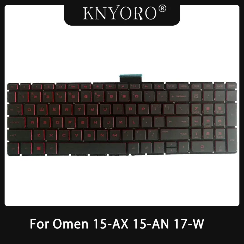 Keyboards US Layout Backlit Keyboard For HP Omen 15AX 15AN 17W Laptop English Keyboard SG80750XBA 835664001 V150646LS1 9Z.NC8BQ.701