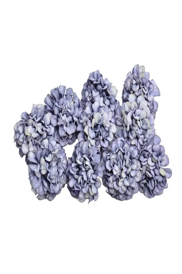 100pcs Fleurs artificielles Party de Noël Fashion Wedding Silk Artificial Hortensia Home Ornement Decoration for Monter Day Gift 1327195