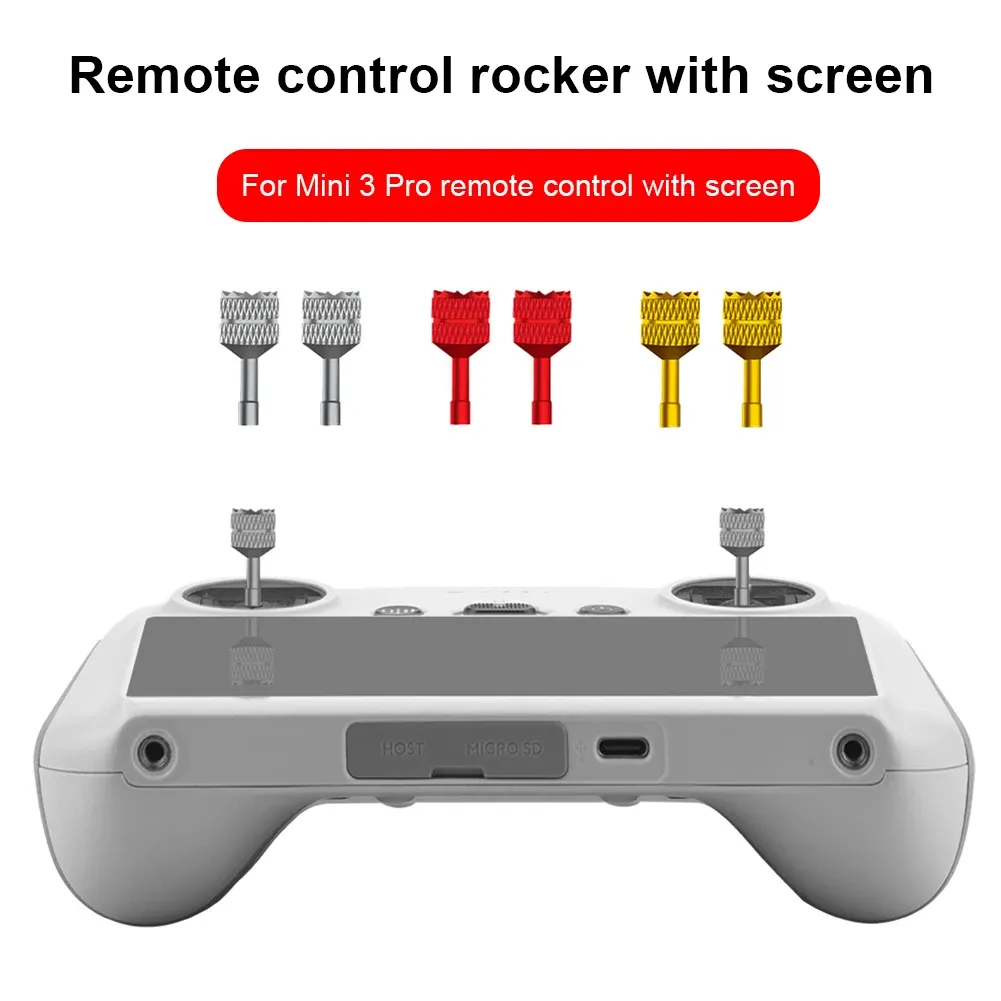 Drones Joystick para DJI mini 3 Pro Drone Remote Remote Control Joystick Thumb Rocker Stick Protector Rod para DJI mini 3 acessórios de drones Pro
