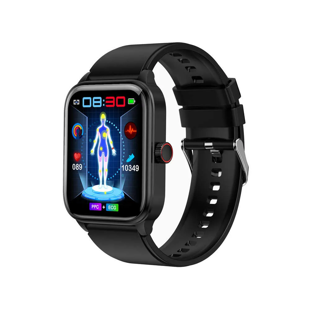 NIEUW ET540 Smartwatch 1.9 Bluetooth -oproep ECG -elektrocardiogram Hartslagdruk Blood Slaap NFC