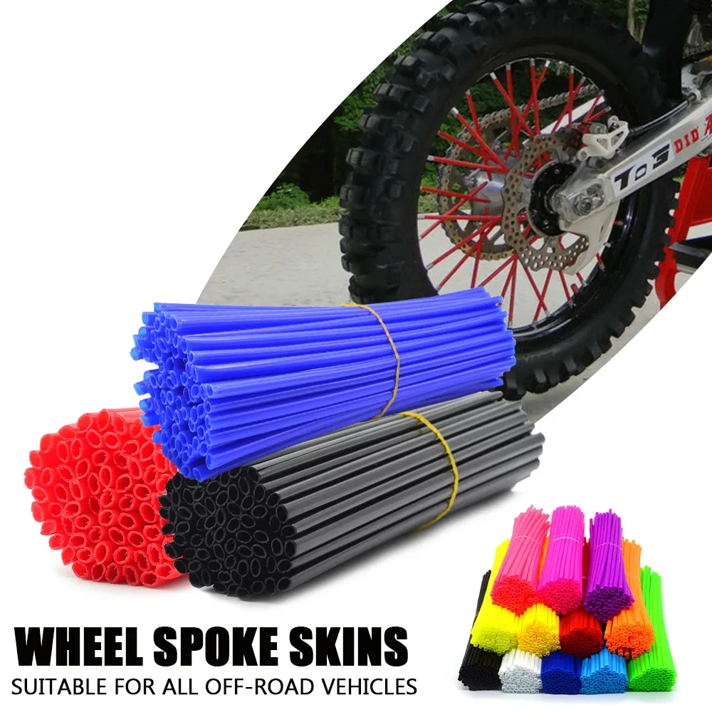 Bike Spoke Skins 72-Pack Motorcycle Spoke Skins & Wheel Rim Guards ...
