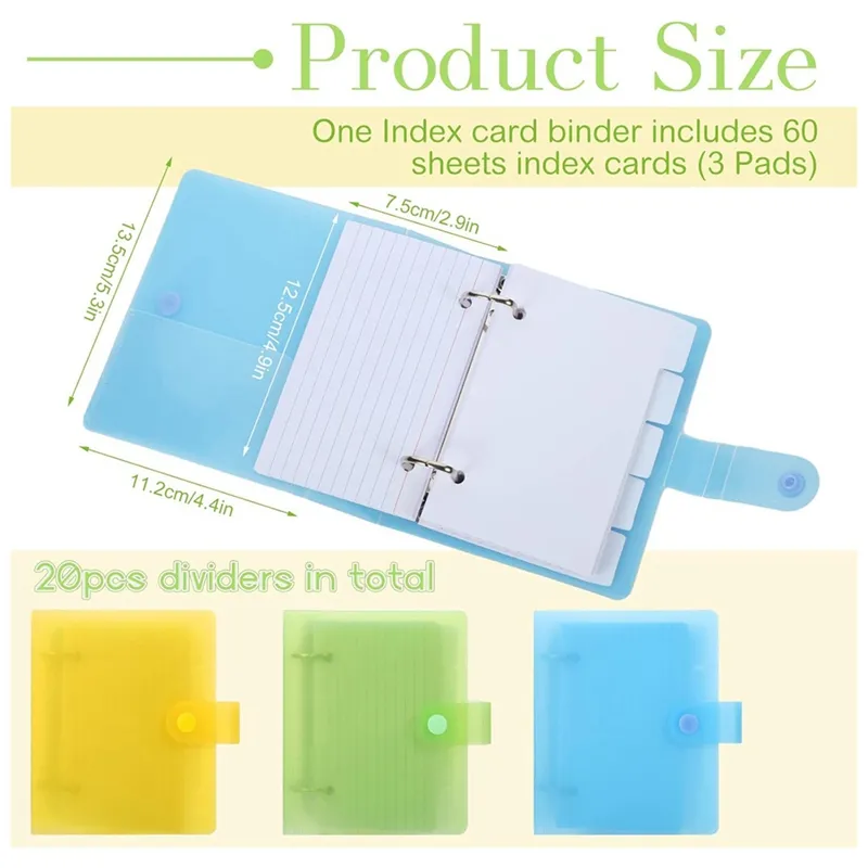 3 Pack Index Card Holder with Dividers, 60 Sheets Each, 3x5 Inch Index Card Organizer Binder Notebook from Dhgate Other Office Equipments & Office Electronics - price 16.05 3 Pack Index Card Holder with Dividers, 60 Sheets Each, 3x5 Inch Index Card Organizer Binder Notebook from Dhgate Other Office Equipments & Office Electronics - price 16.05
