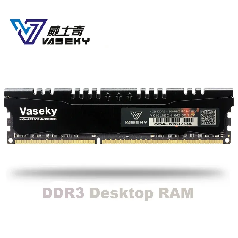 RAMS Vaseky 2GB 4GB 8 GB 4G 8G 2G PC MEMORY RAM MEMORIA MODUL MEMORIA MODULEN COMPUTH DESCTOP PC3 DDR3 12800 10600 1600 MHz 1333 MHz 16 GB 32 GB