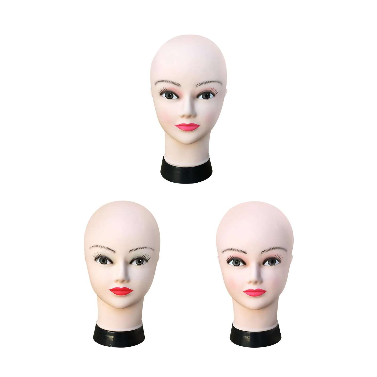 Female Mannequin Head Beauty Cosmetology Wig Stand for Wigs Jewelry