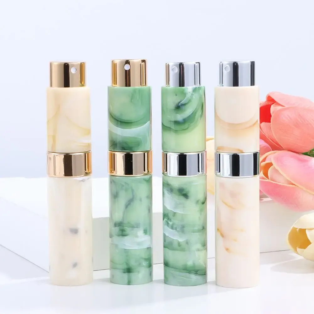 10 ml mini -maat parfum verstuiver flessen marmeren patroon hervulbare parfum spuiter draagbare lekbestendig spuitfles voor vrouwelijke mannen