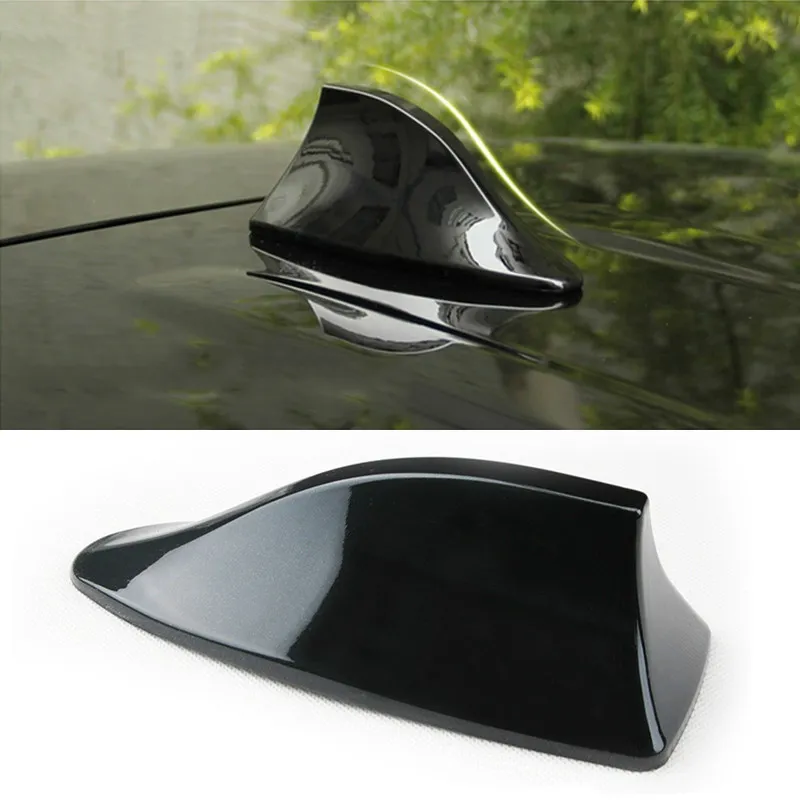 Konforhom For Alfa Romeo Giulia/Stelvio Real Carbon Fiber Shark Fin Antenna Cover Trim Cap - View #2
