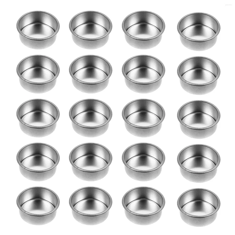 Titulares de vela Cup de copos vazios Decorativos de velas recipientes criativos de metal delicado para