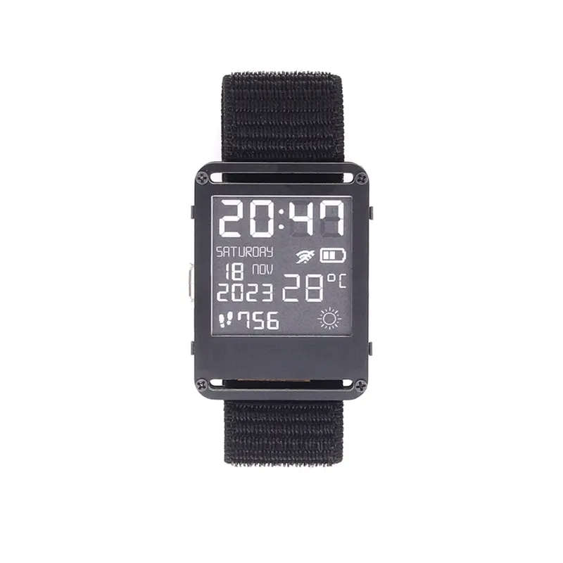 Esp32 relógio inteligente Wi-Fi Bluetooth Programmable Watch E-Paper Watch Watchy v2.0 E-in-tint Watch com base nos acessórios de substituição ESP32