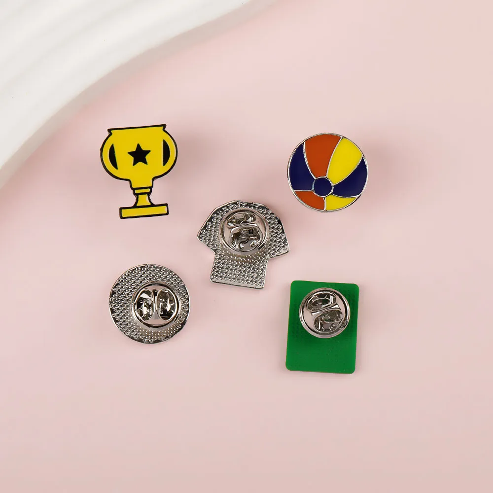 Enamel Pins for Sport Lovers: Football, Basketball, Baseball, Rugby ...