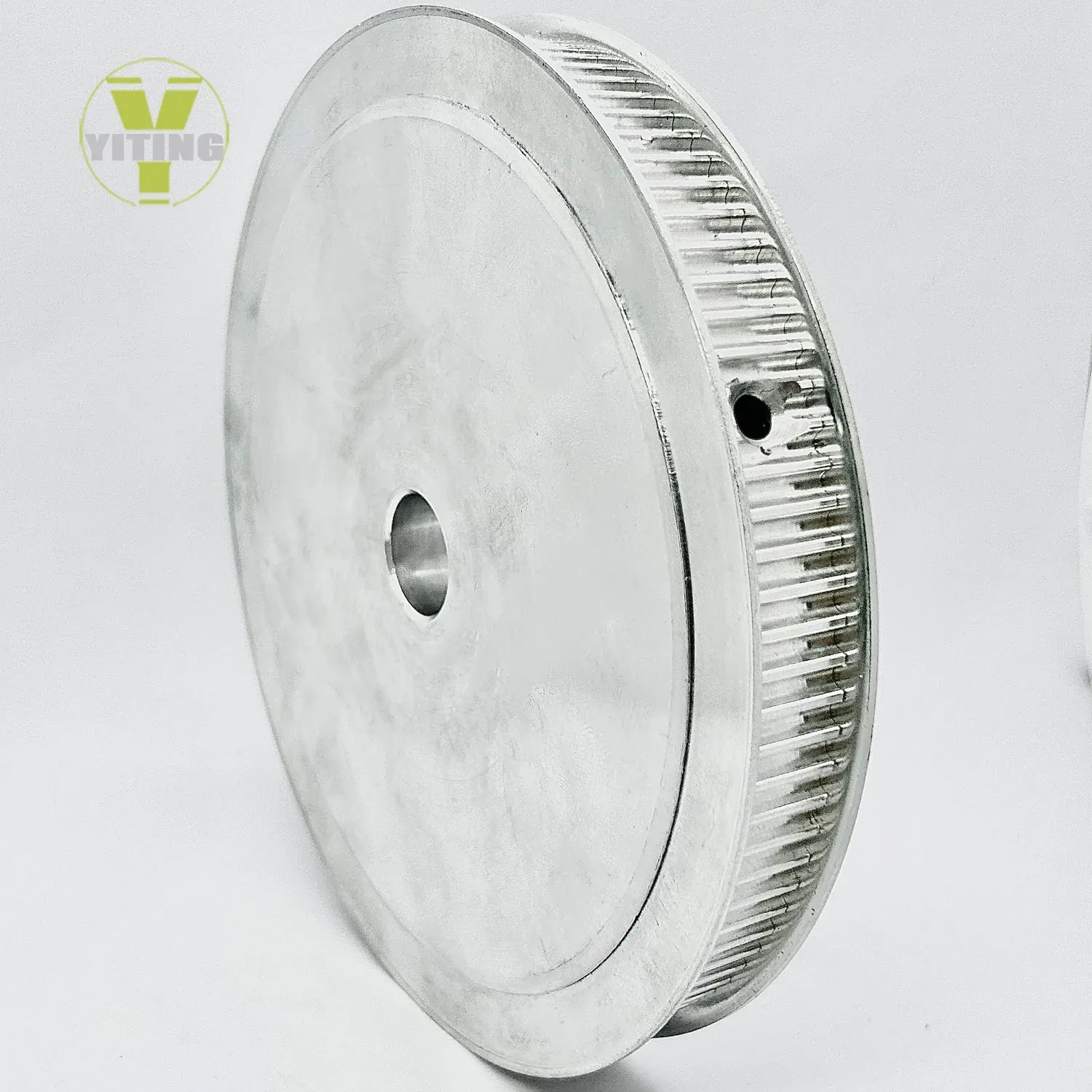 HTD5M Aluminum Timing Belt Pulley – 20 Teeth, 8mm Bore, 21mm Width, For Stepper Motor