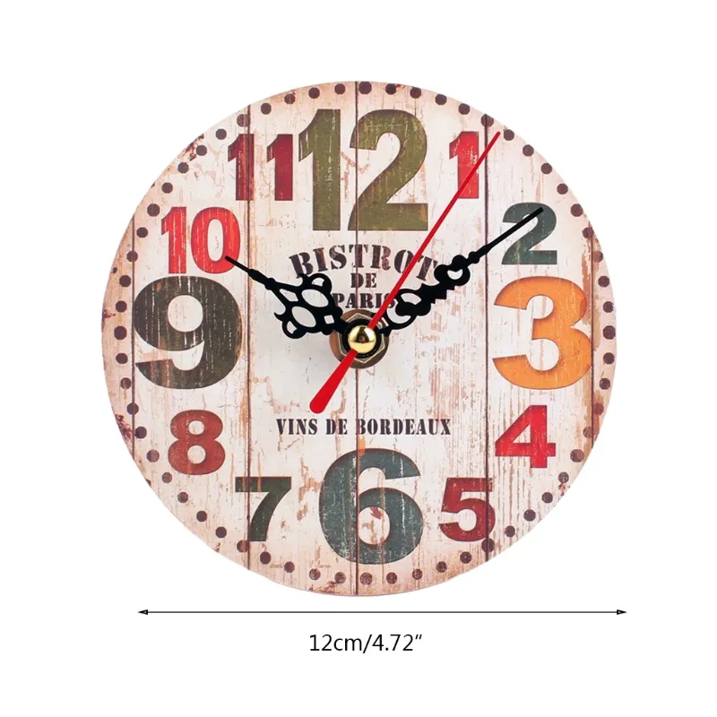Personalized Wall Clock Beach Themed Battery Operated Silent Round Coastal Nautical Clock for Office Bathroom Bedroom