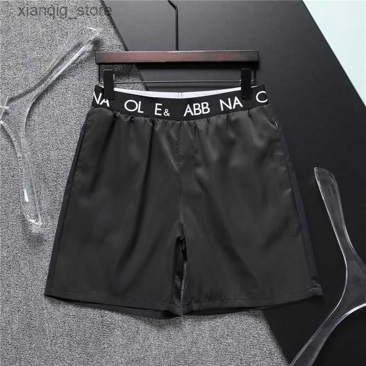 Heren shorts Heren Shorts Summer Designer Casual Sport New Fashion Beach Pants Zwart-witte streep Aziatische maat M-XXXL L49