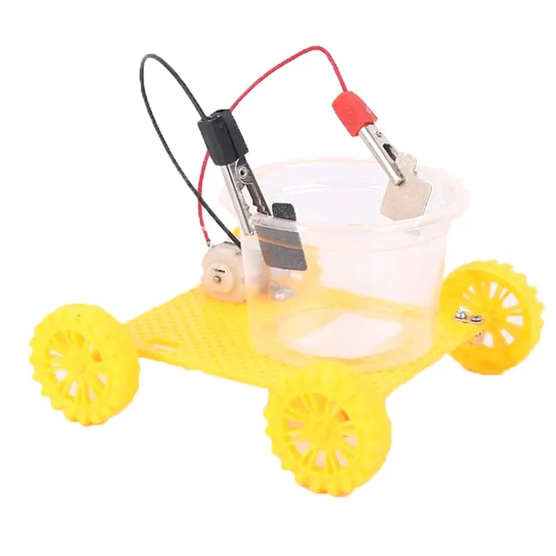 Игрушка стержней с соленой водой, автомобиль, автомобиль, игрушечные экспериментальные экспериментальные науки