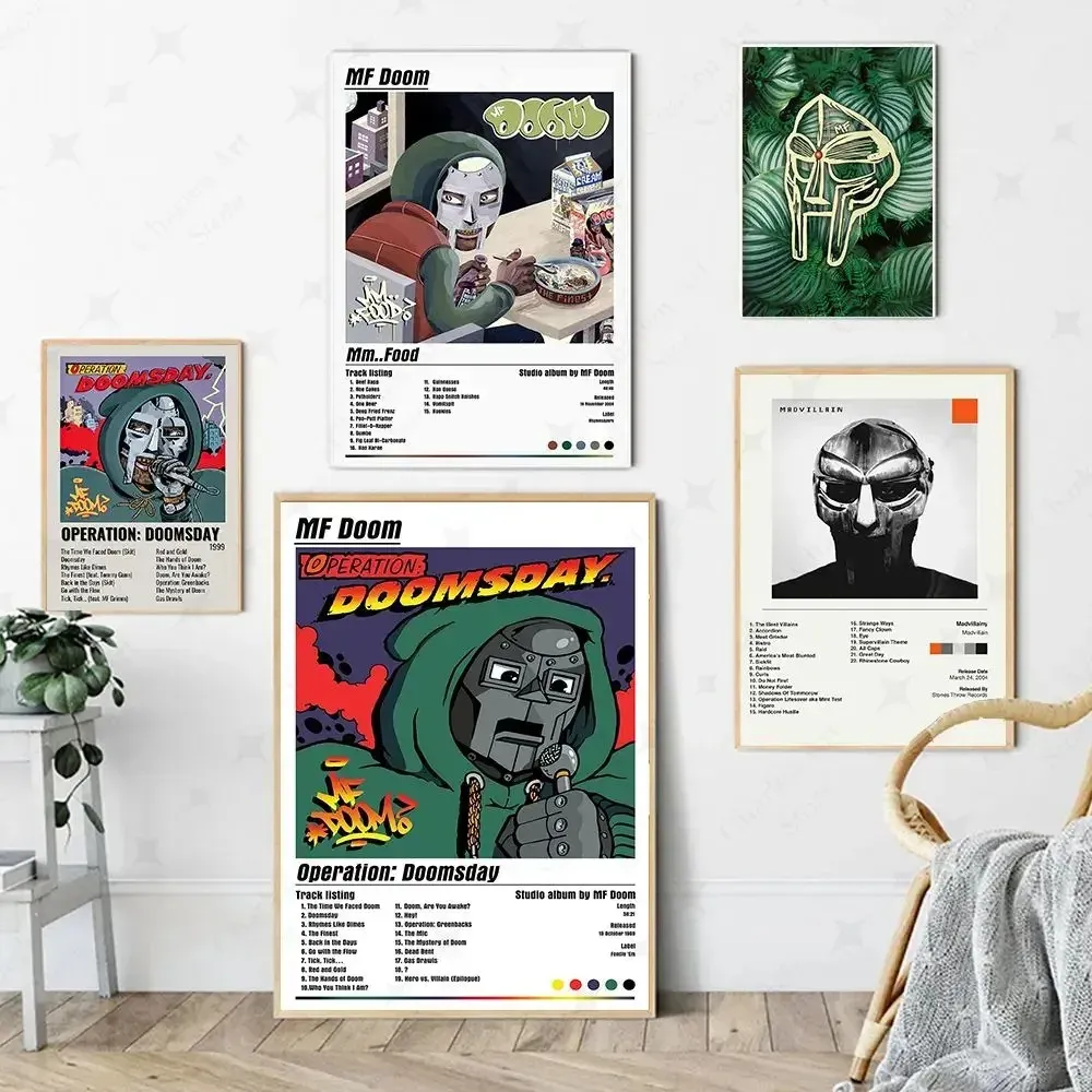 Madvillain MF Doom Canvas poster my wall - Hip Hop Rap Music Madvillain MF Doom Canvas poster my wall - Hip Hop Rap Music