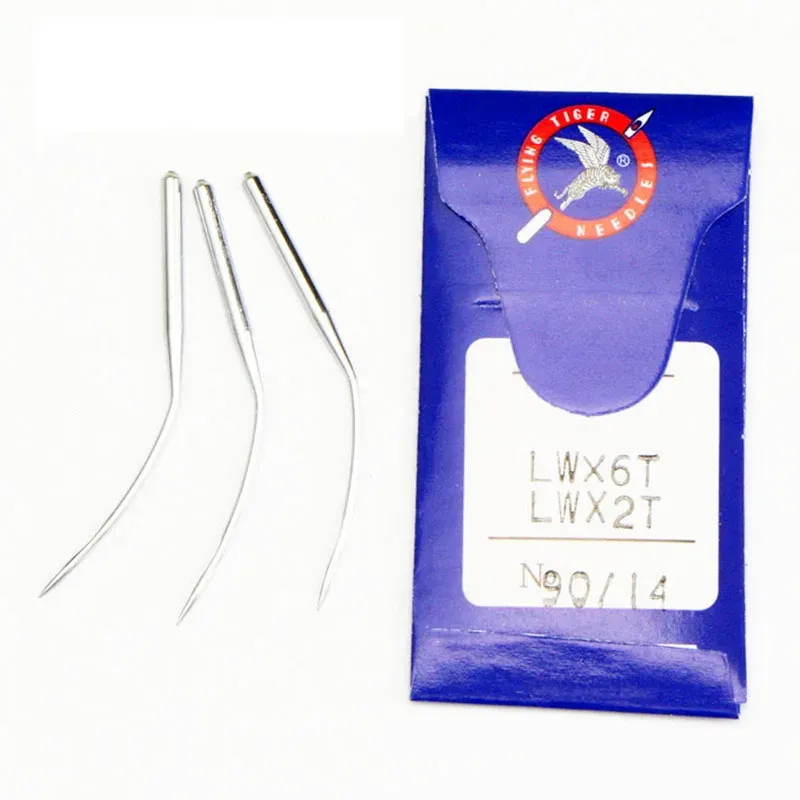 10Pcs Flying Tiger LW*6T Portable Silver Metal Blindstitch Sewing Machine Needles Prying Needles Industrial Sewing Machine