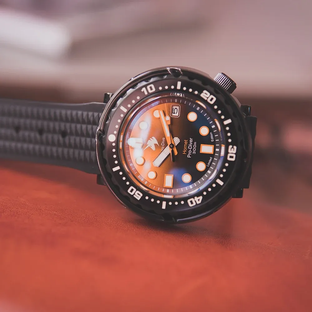 Proxima Diver Sapphire Crystal Automatic Watch for Men, Stainless Steel  with Luminous Date Window, Blue (5B08C1)